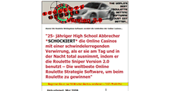 Desktop Screenshot of de.roulettesniper.com